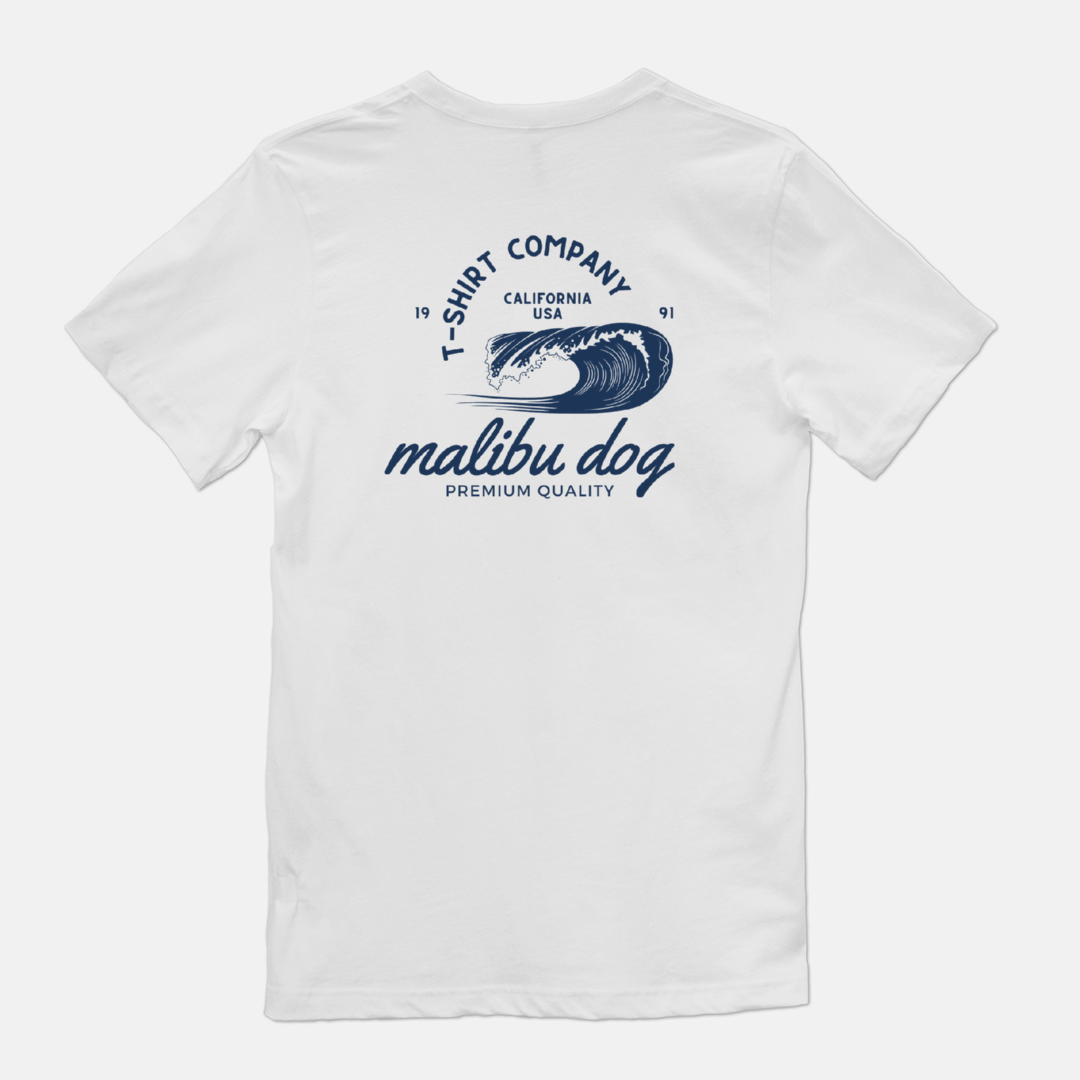 Malibu Dog T Shirt Co Adult Tee