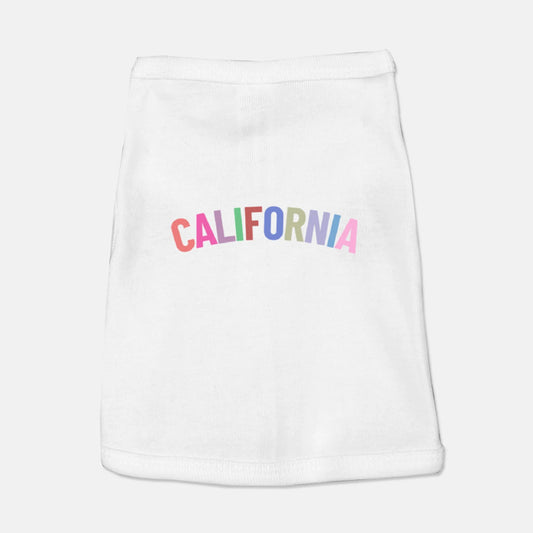 Colorful California Dog Tank